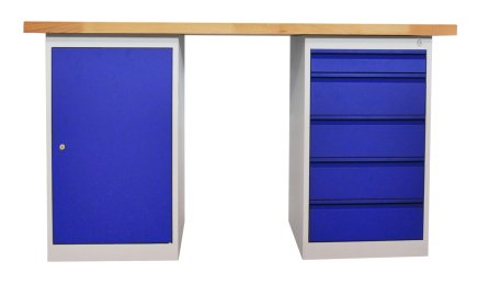 Workshop table with base container CE15_5D - 1