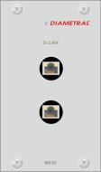 Module 2x data socket