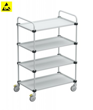 Treston adjustable antistatic trolley, type TRTA 5104 ESD - 1