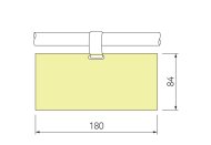 Hanging label pocket NP-0180 - 2