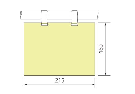 Hanging label pocket NP-0215 - 2