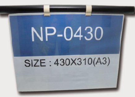 Hanging label pocket NP-0430 - 1