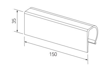 Adhesive label holder PN-3515 - 2