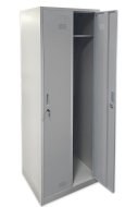 ESD metal wardrobe with two compartments and cylinder lock - 3