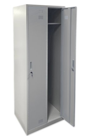 ESD metal wardrobe with two compartments and cylinder lock - 3