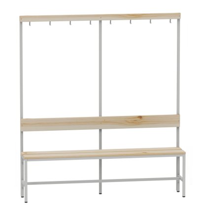 Changing room bench A6820 - width 1600 mm - 1