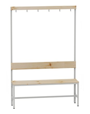 Changing room bench A6840 - width 1200 mm - 1