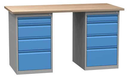 Workshop table with base container SD41234 - 1