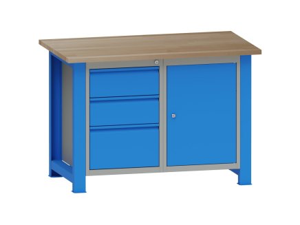 Workshop table with inserted containers SD41224 - 1