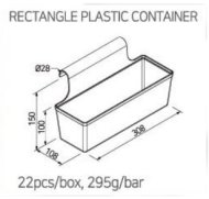 Plastic hanging box, RPC-300A - 1