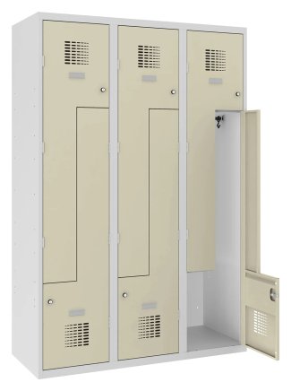 Sul 43 W metal wardrobe, width 1200 mm - 4