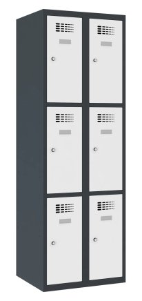 Divided wardrobe Sus 323 W width 600 mm - 1