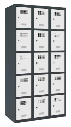 Sus 335 W divided wardrobe, width 900 mm - 1