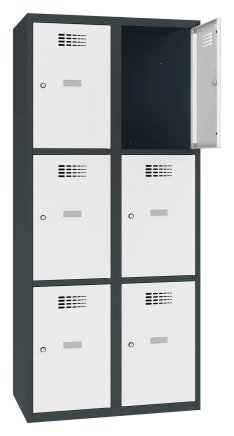 Sus 423 W metal wardrobe, width 800 mm - 2