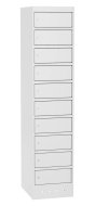 Laptop cabinet SZNL 4110 - 10 compartments with sockets and USB A+C