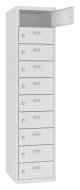 Personal lockers with 10 compartments MSus 4110 hl. 500 mm - 2