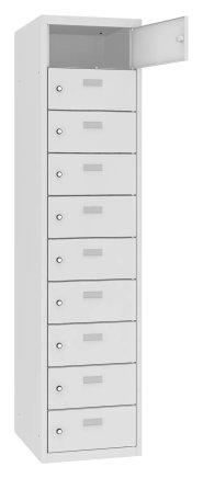 Personal lockers with 10 compartments MSus 4110 hl. 500 mm - 2