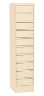 Laptop cabinet SZNL 4110 - 10 compartments with sockets and USB A+C - 5