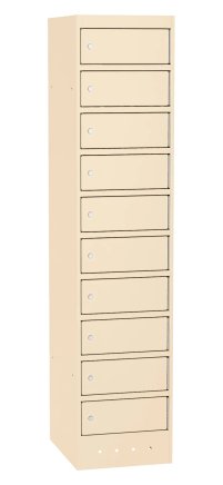 Laptop cabinet SZNL 4110 - 10 compartments with sockets and USB A+C - 5