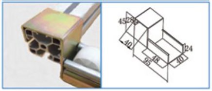KJ-2040DW-40 roller track holder - 1