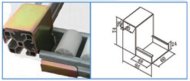 KJ-2060DW-40 roller track holder - 1
