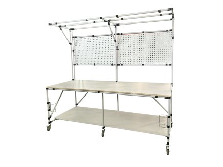 Work table on wheels with laminate top 23080393 - 1