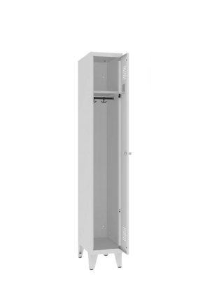 Metal wardrobe on legs Sum 311 W width 300 mm - 1