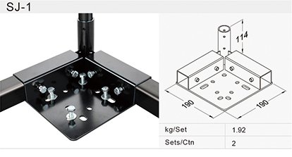 Corner bracket for wheels with SJ-1SV plate - 2
