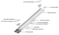 Approach foot of the rail - fastening by drilling - 2