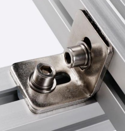 Metal coupling for 40x40 profiles - 1