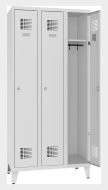 Metal wardrobe on legs Sum 331 W width 900 mm - 1