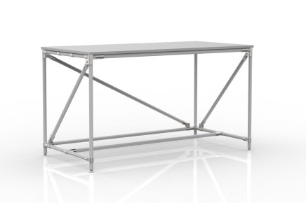 Workshop table from pipe system width 1500 mm, 24040536 - 1