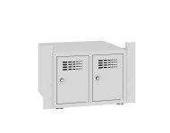 Shoe rack SNB 323 W for economy benches - 1