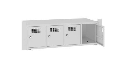 Shoe rack SNB 343 W for economy benches - 2