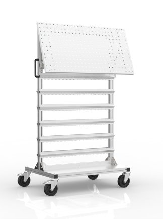 Double-sided cart for hanging KLT boxes 23090801 - 1