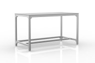 Workshop table made of aluminum profiles (various versions)