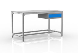 Workshop table made of aluminum profiles  (different variants)