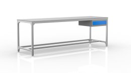 Workshop table made of aluminum profile  (different variants)