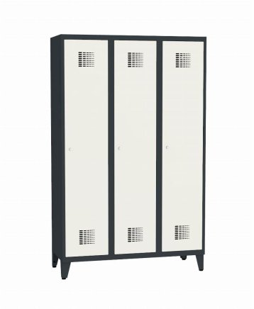 Sum 431 W metal wardrobe on legs, width 1200 mm - 1