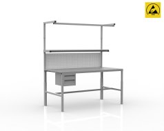 Antistatic Height-Adjustable Table Enprag SPEXESD, 1500 × 900 mm