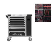 Workshop trolley for tools XT-007 + Tool set in foam insert - 1