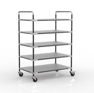 Antistatic rack trolley with five shelves, 24040237 (4 models) - 2