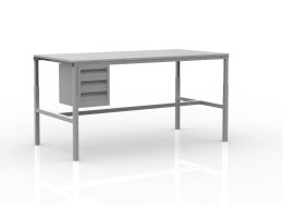 Antistatic Height-Adjustable Table Enprag SPESD, 1800 × 700 mm