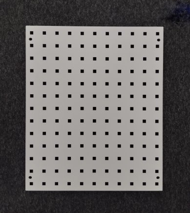 ESD perforated panel with holes for mounting - 1