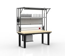 Electric height-adjustable packing table with a cutter 24102230
