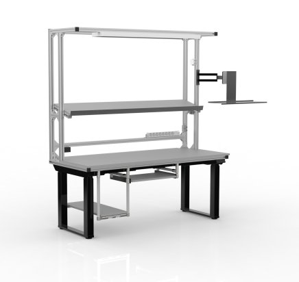 Electric height-adjustable workstation with an extension 24100902 - 1