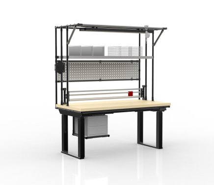 Electric height-adjustable packing table with a cutter 24102230 - 1