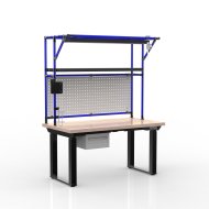 Electric height-adjustable desk with a container and one drawer 24111934 - 3