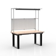 Electric height-adjustable packing table with an extension 24111936 - 1