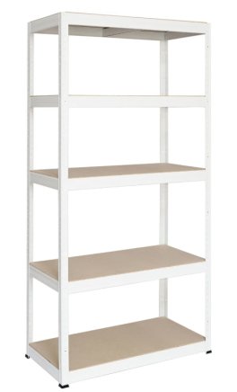 Screwless shelf rack Futur 250 1800x900x450mm white - 1